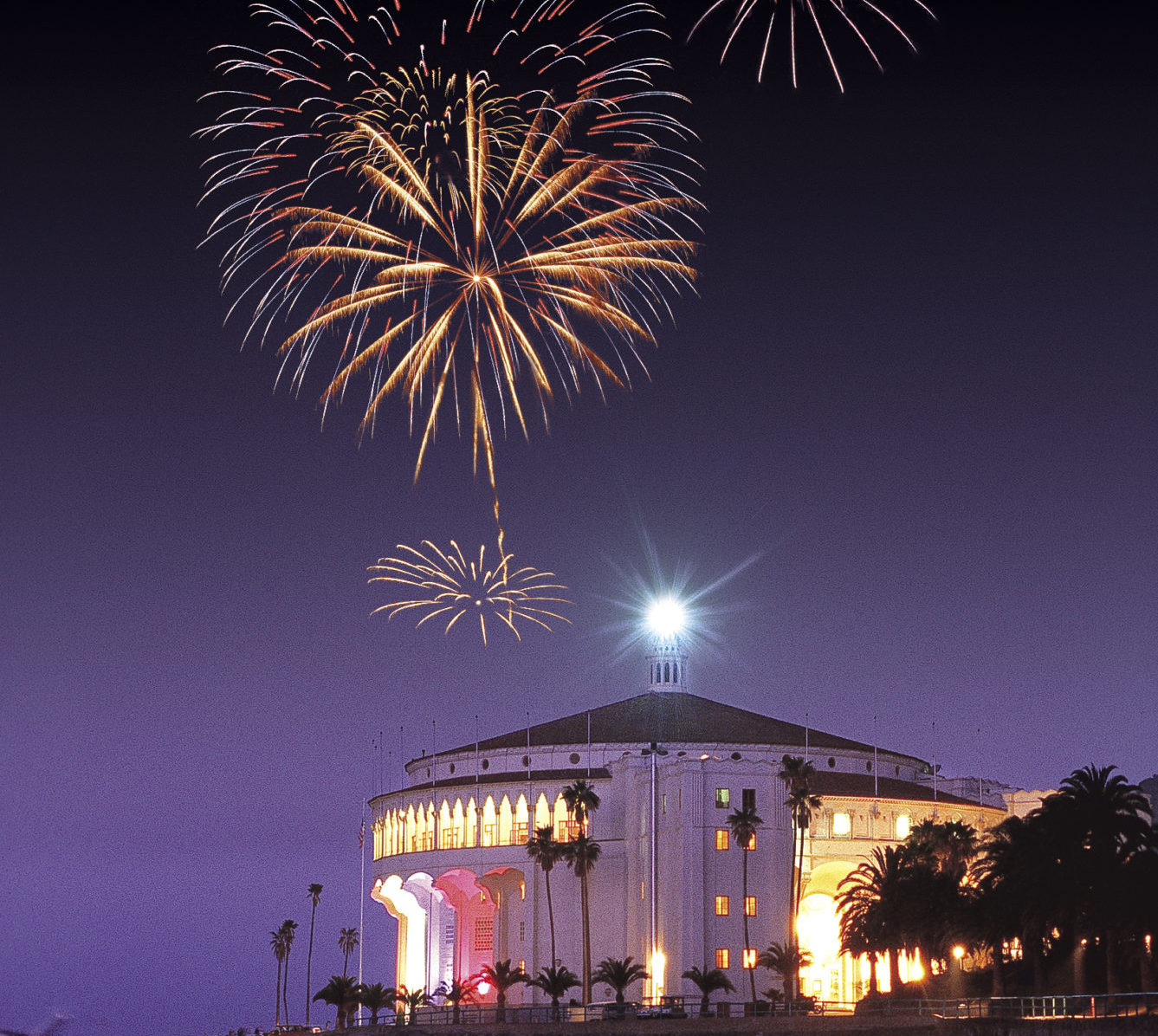 fireworks in Avalon